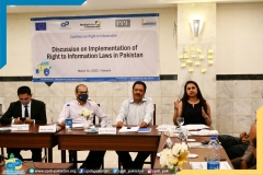 Shumaila Shahani from Bolo Bhi suggested an advocacy campaign for the implementation of the Sindh RTI law.